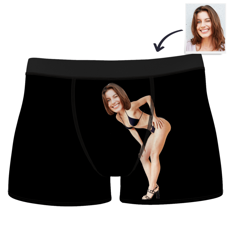 Funny Boyfriend Gift Custom Boxers Anniversary Gift