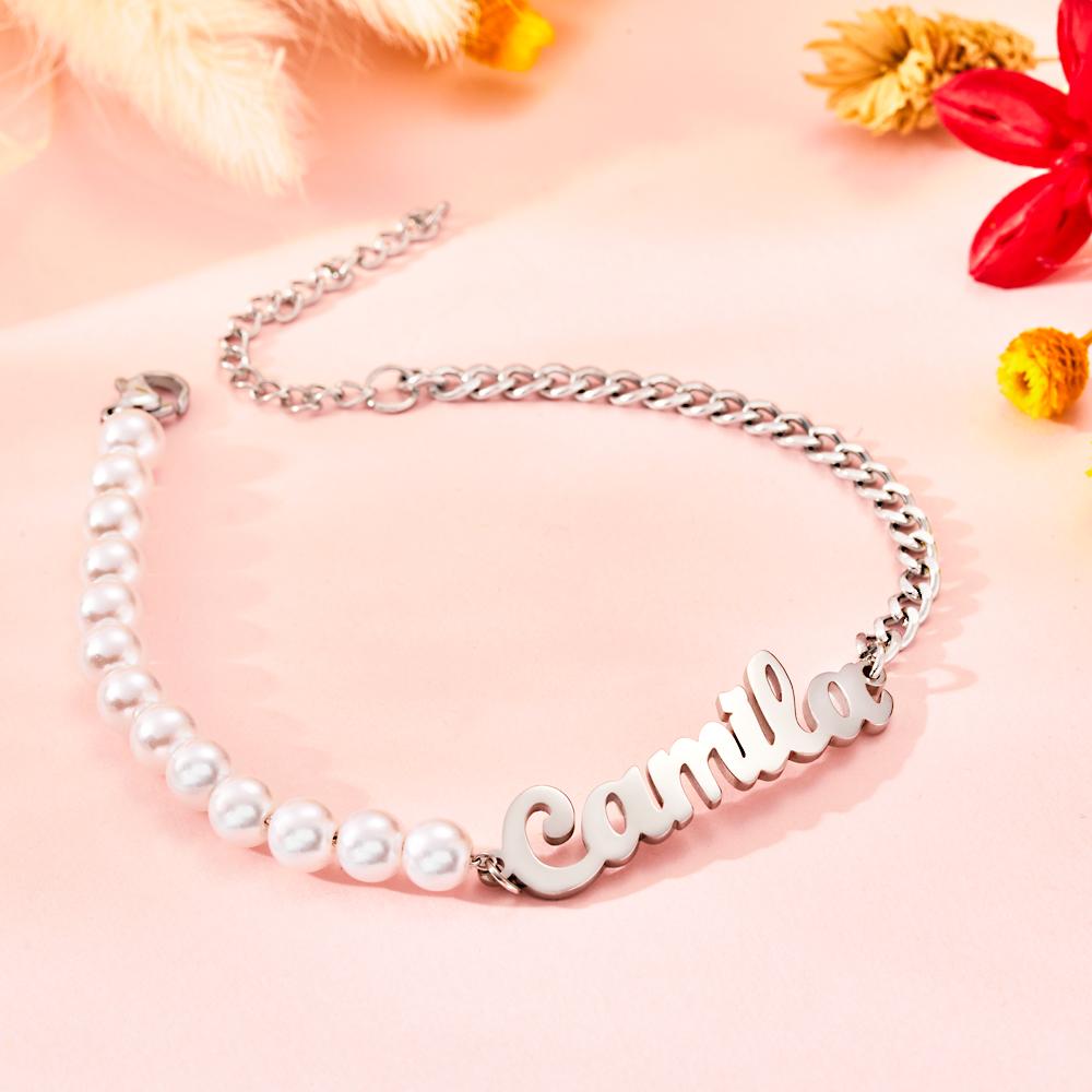 Custom Necklace for Labu Engraved Necklace Monster Doll Necklace Pearl Chain Exquisite Gift - Image 3