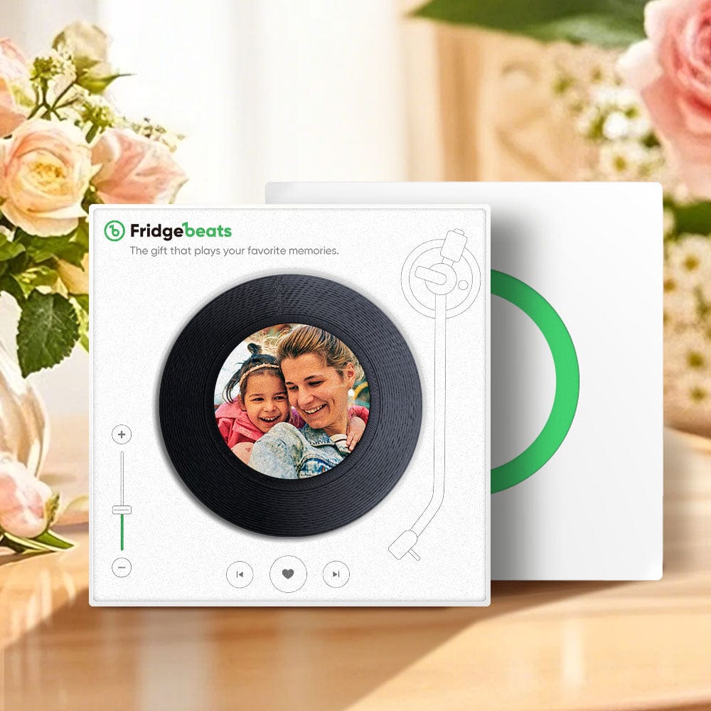Custom Music Fridge Magnet Can Customize 1-6 Vinyl and Songs Gifts for Mum
