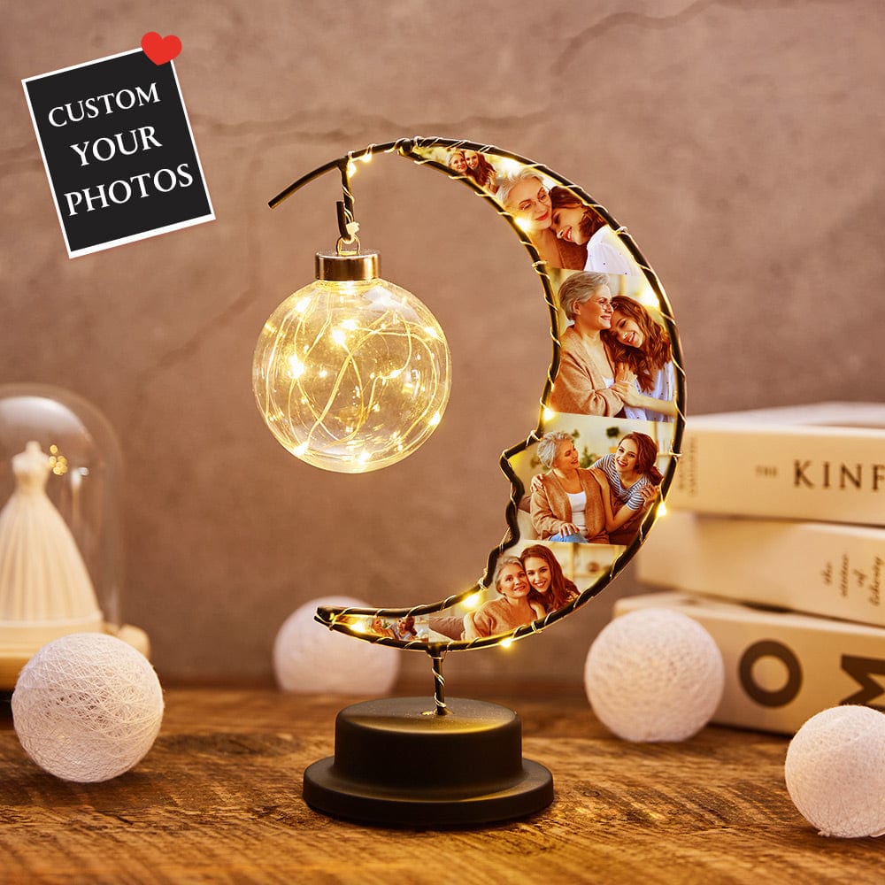 Christmas Gift For Mom Photo Moon Light with 6 Photo Mother's Day Gift - Image 2