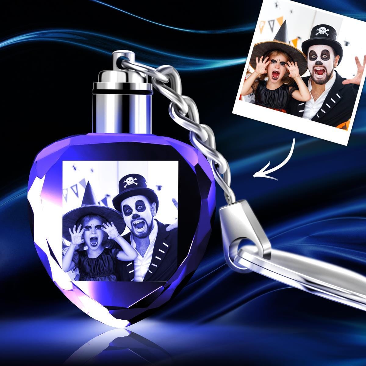 Crystal Keychain Custom Keychain Halloween Gift