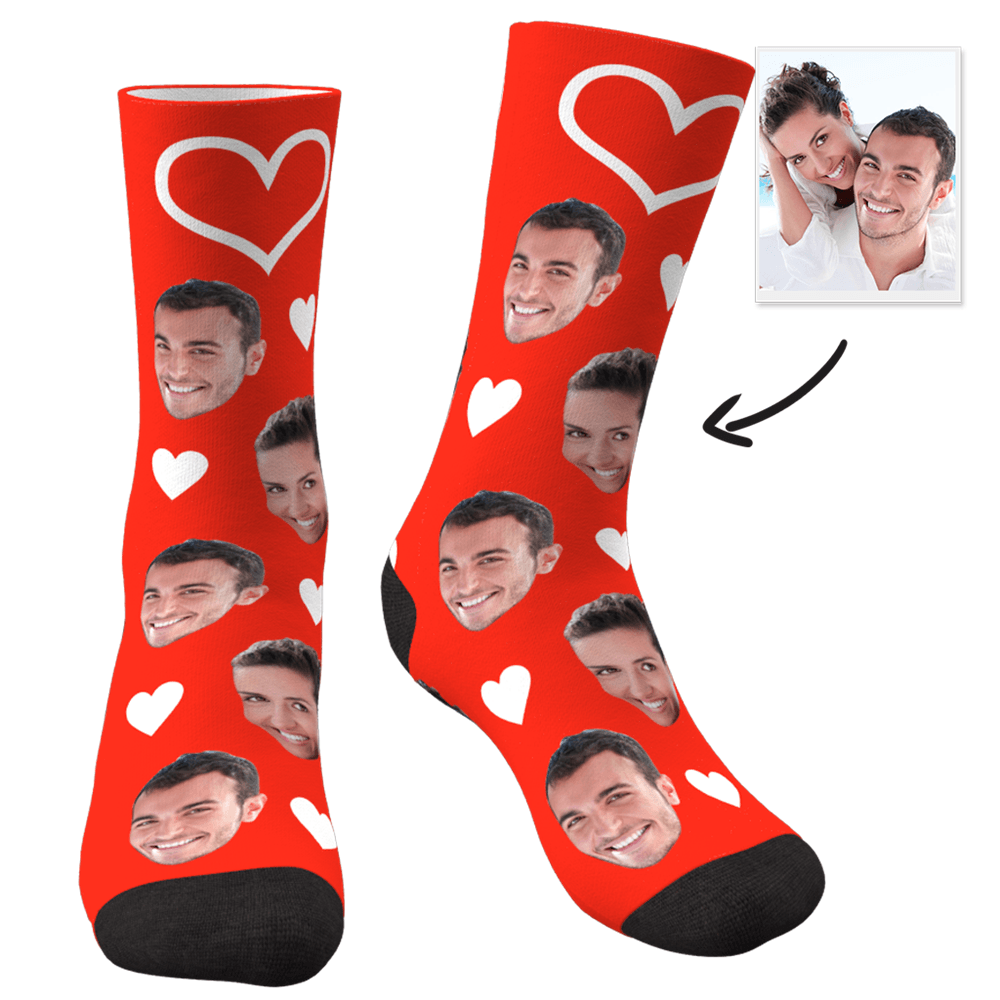 Custom Socks With Faces Wedding Socks Gifts for Couples - Image 2