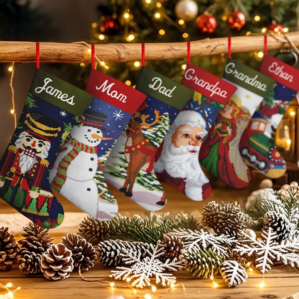 Custom Name Christmas Stockings Personalized Stocking Custom Name Christmas Stockings
