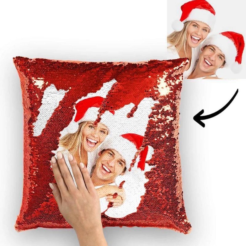 Magic Sequins Pillow Christmas Gifts Custom Valentines Day Gifts