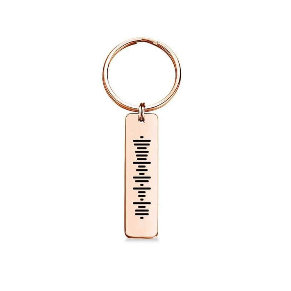 Music Keychain Custom Music Code Keychain Gifts for Friend - Image 2
