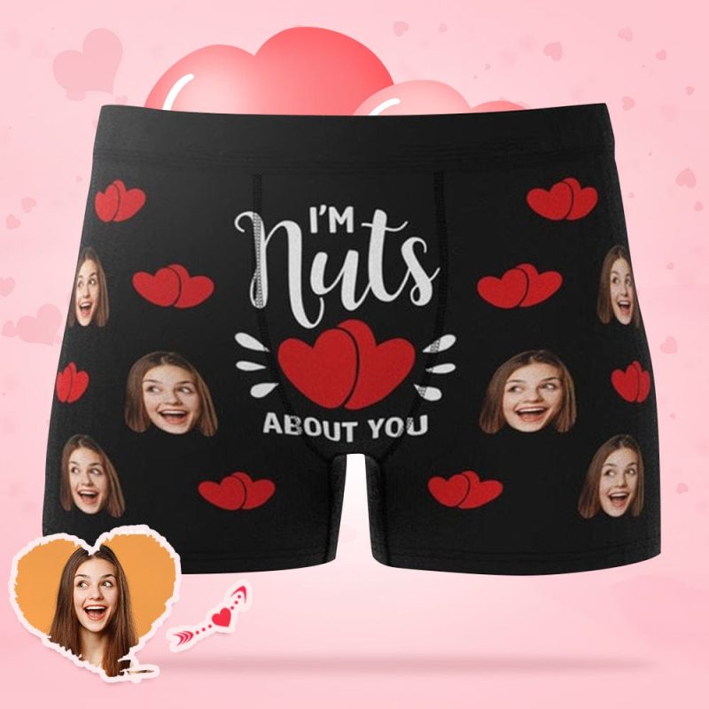 Men Customized Photo Boxer 3D Online Preview Brithday Anniversary Gifts