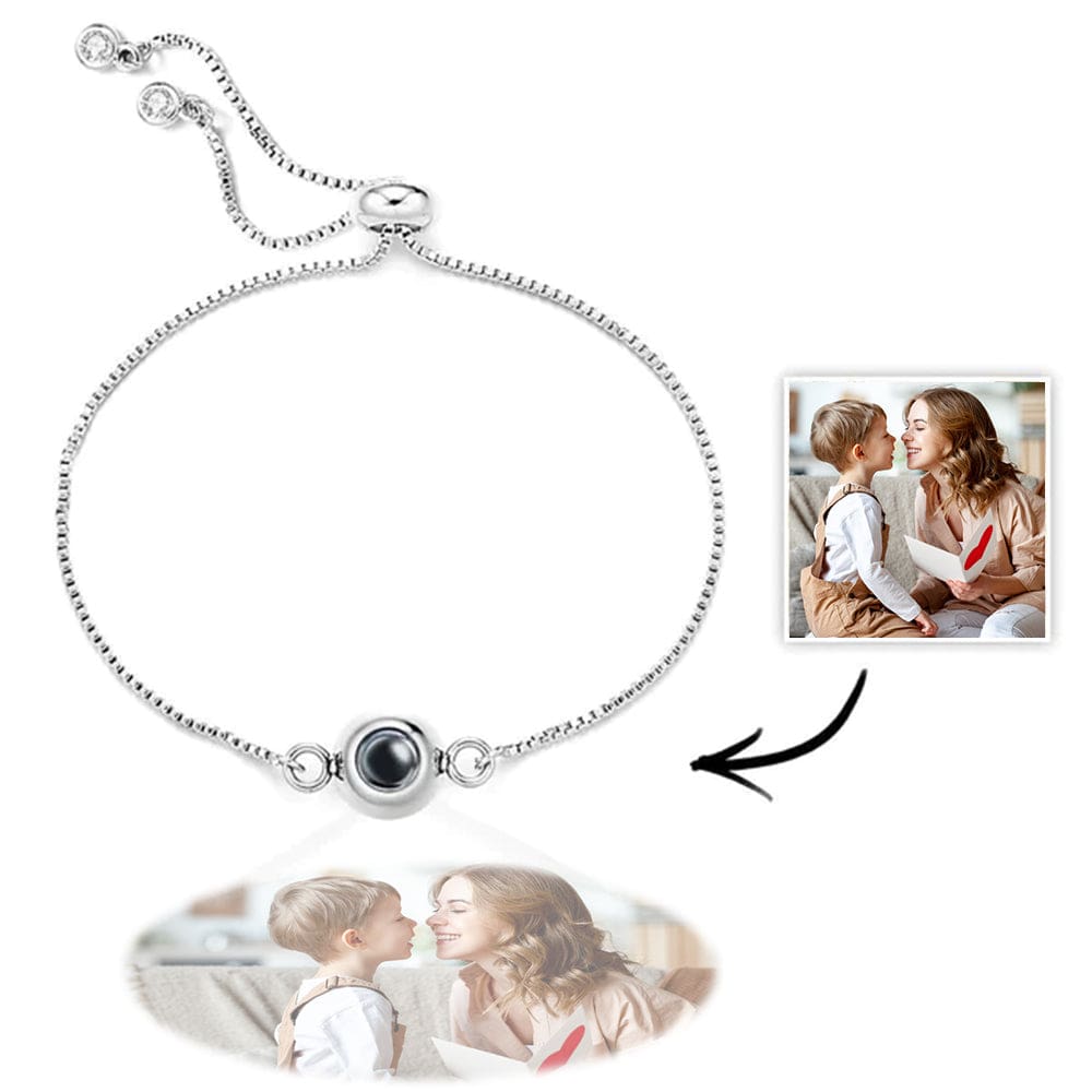 Personalized Beautiful Photo Projection Bracelet Sweet Cool Mother's Day Gift