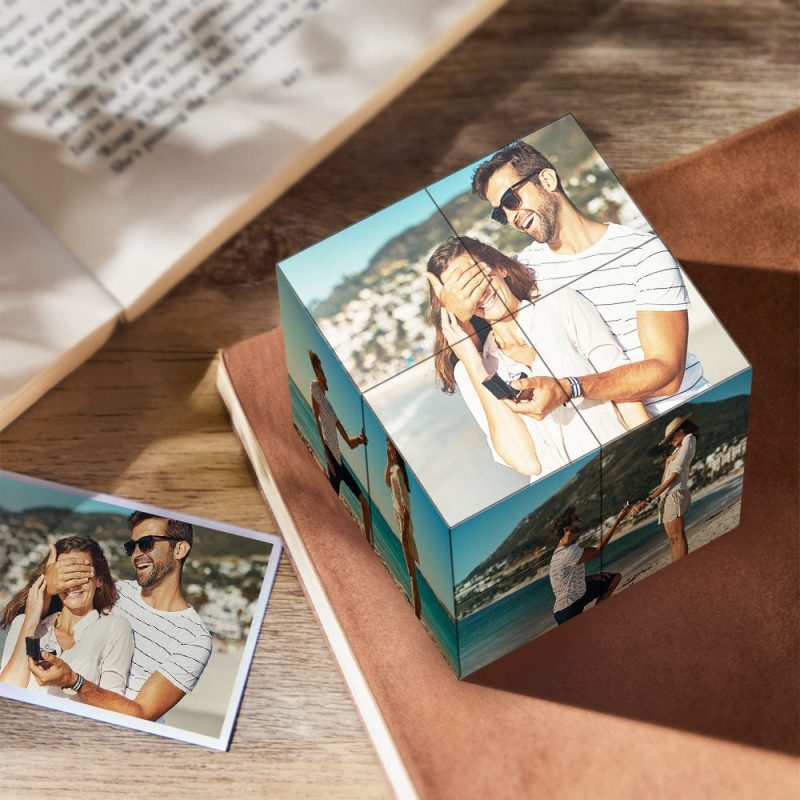 Custom Rubic’s Cube Infinity Photo Cube Home Decoration Propose Marriage Gifts