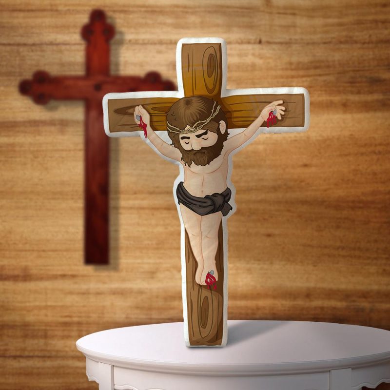 Jesus Stuffed Doll Pillow Saint Gift Baptism Catholic Gift Jesus Christ Gift
