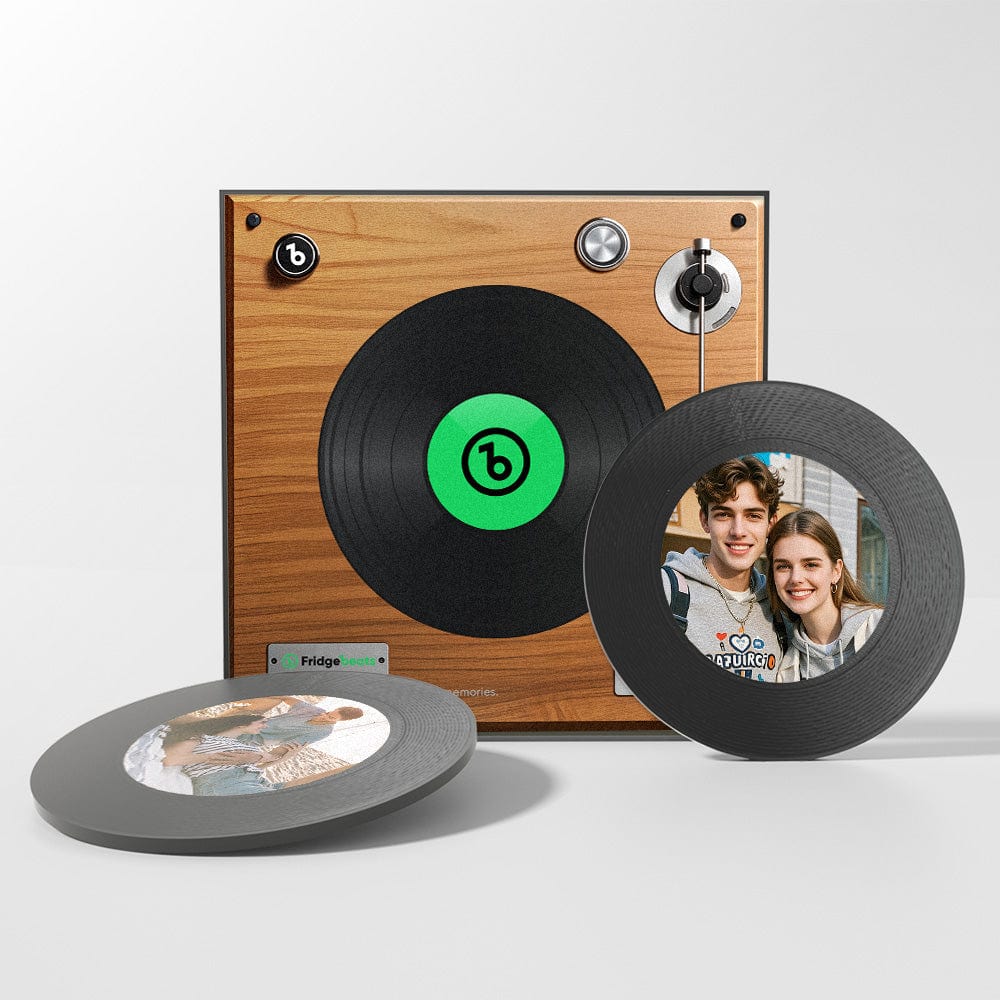 Upgraded Personalized Music Fridge Magnet That Play Songs Record Supports 1-6 Songs Gifts for Mum - Image 2