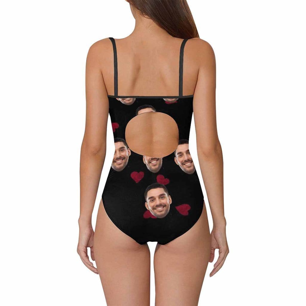 Personalized Husband Face Swimsuit Photo Swimwear Custom Bathing Suit Bridesmaid Party - Image 3