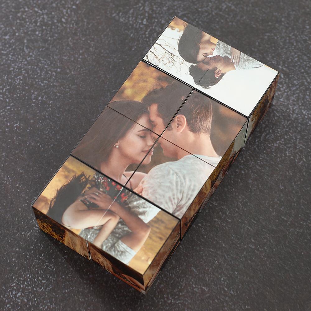 GiftLAB Magic Photo Cube Foldable Picture Cube Birthday Gifts - Image 2