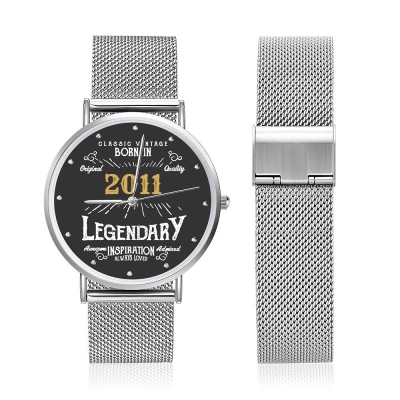 11th Birthday Watch Custom Printed Watch 2011 Birthday Gifts 11th Birthday Gifts