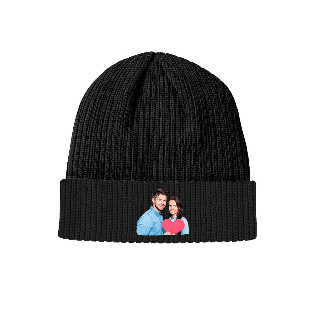 Custom Knitted Hat Adult Unisex Beanie Hat Warm Cap for Winter Gifts - Image 5