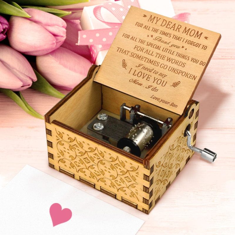 Wooden Music Box You Are My Sunshine Gift For Daughter From Dad