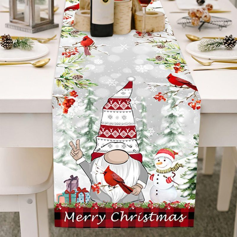 Christmas Gnome Table Runners Multi-size Table Runner Gifts for Her