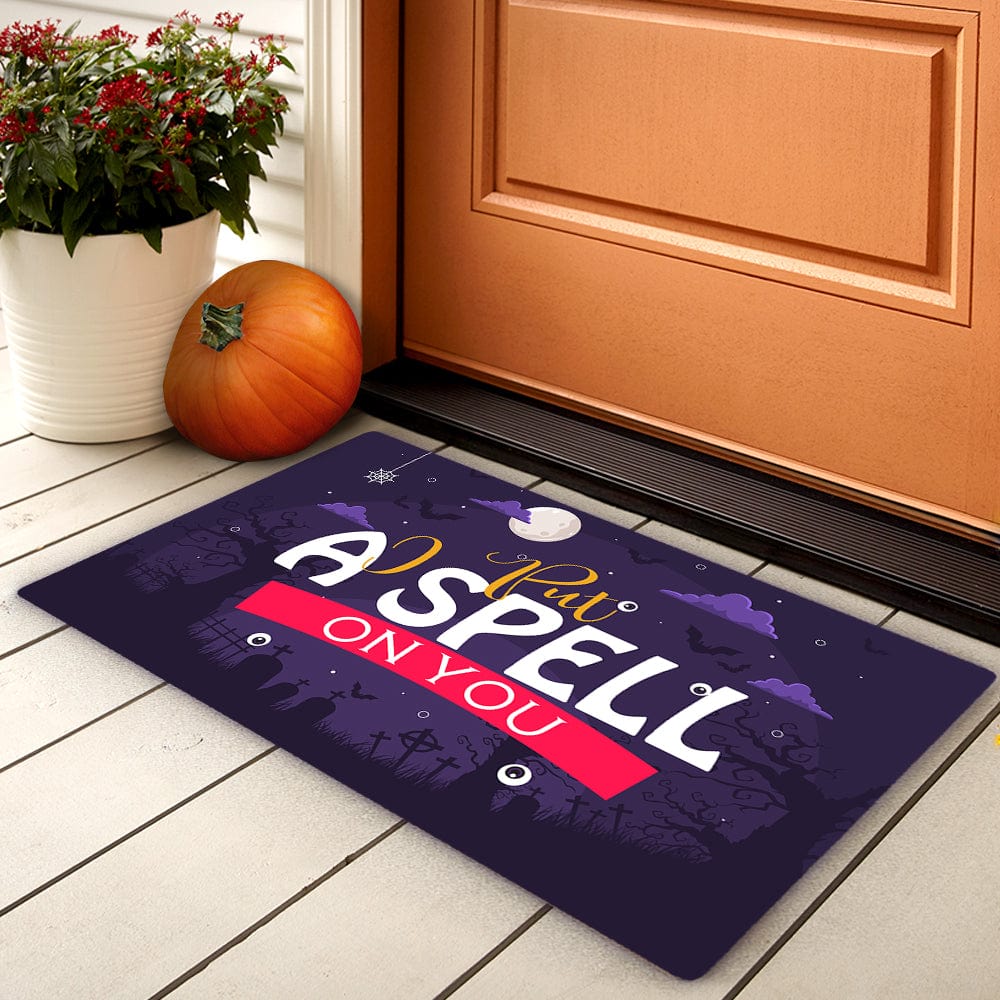 Halloween Door Mat Fall Decor Floor Mat Welcome Mat Halloween Decor