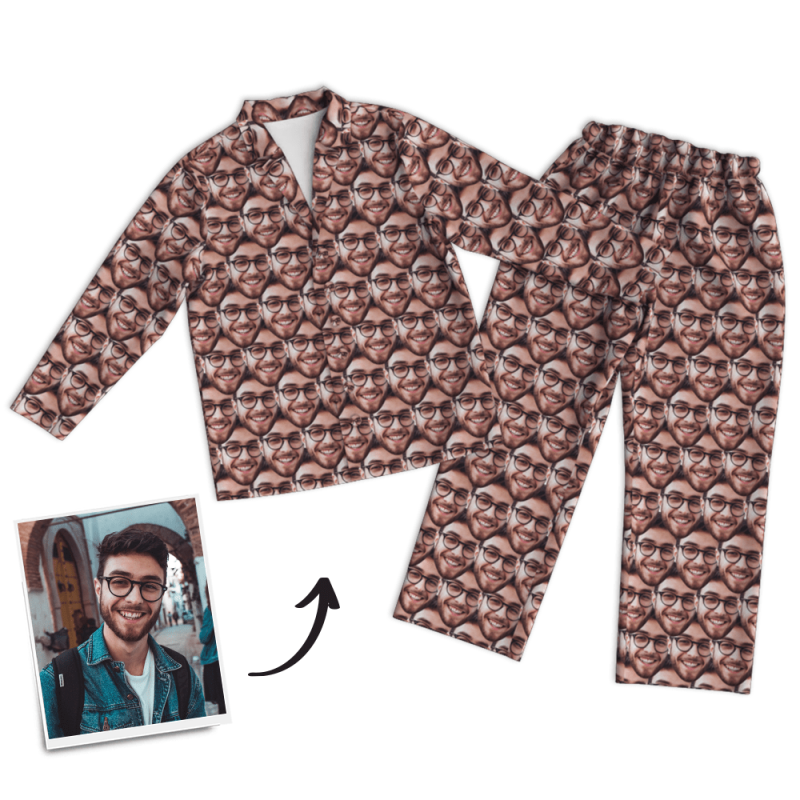 Personalized Face Pajamas Custom Pjs Gifts For Girlfriend Valentines Day Gifts