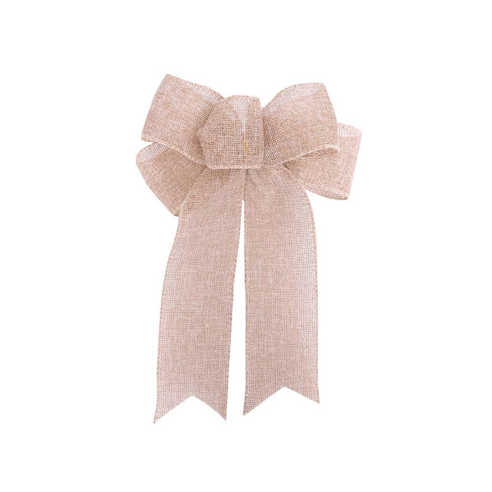 Red Christmas Bow Tie for Christmas Gift for Her Linen - Image 2