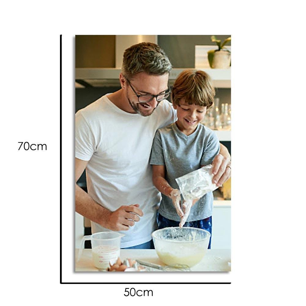 Father's Day Canvas Gift Framed Photo Canvas Wall Art - 50*70cm - Image 2