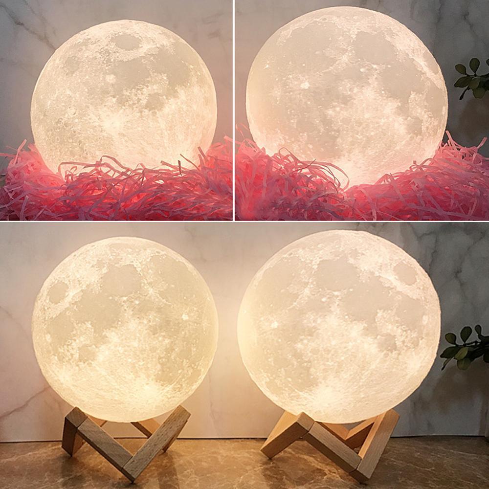 Photo Engraved Moon Lamp Birthday Gift Valentines Gifts For Her - Image 5