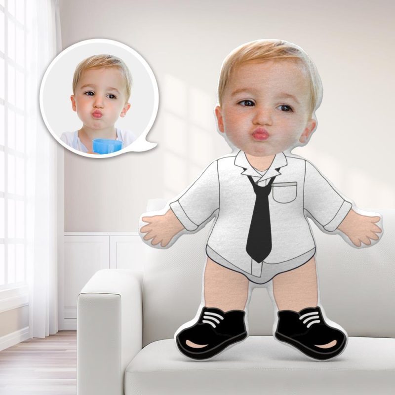 Personalized Face Pillow Toy Toy Boss Baby Throw Pillow MiniMe Pillow Christmas Gifts For Child