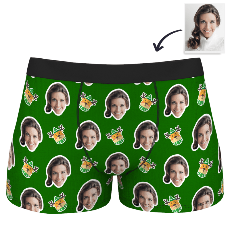 Christmas Gift Personalized Boxers Men’s Underwear