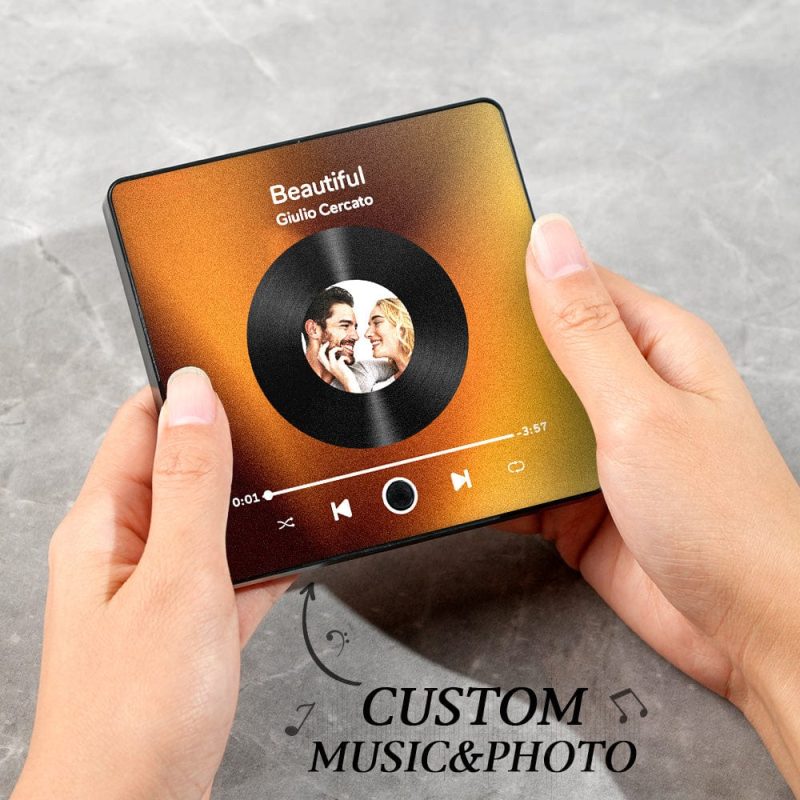 Custom Album Fridge Magnet Personalized Music Fridge Magnet Can Play Songs and Adjust Volume for Couples