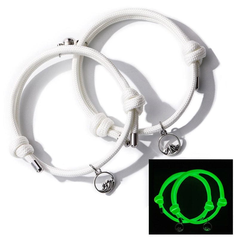 Valentines Gifts Luminous Couple Magnetic Bracelets Adjustable Bracelet Jewelry Anniversary Gift For Couple
