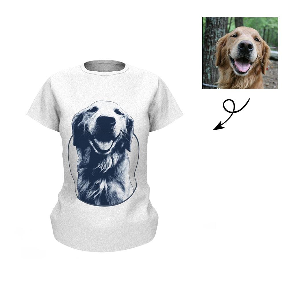 Custom Photo T-shirt Memorial Gift For Pet Lover - Image 3