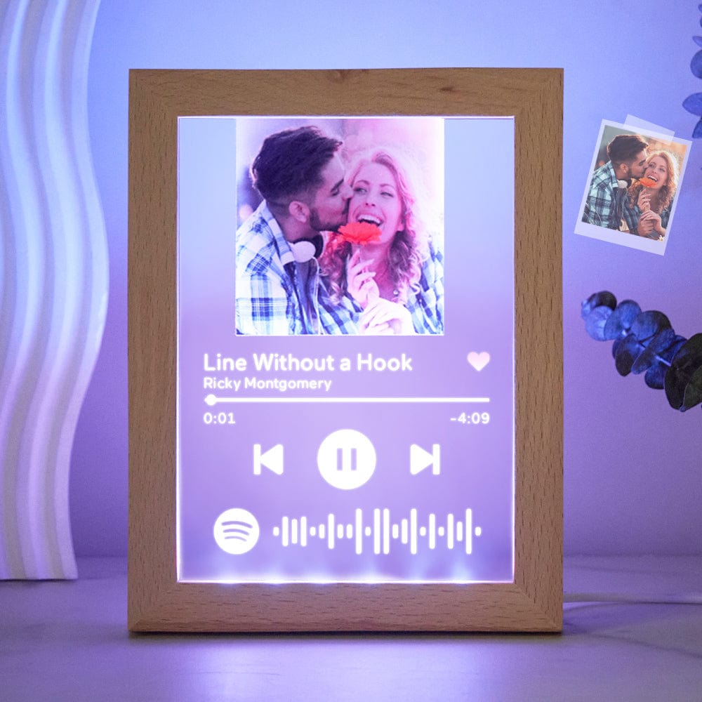 Custom Music Night Light Scannable Spotify Code Colorful Home Gifts - Image 2