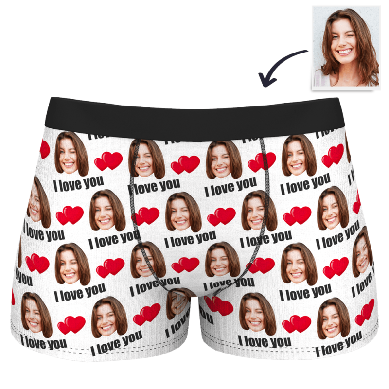 Custom Underwear Valentines Gift Birthday Gift – 6 Colors