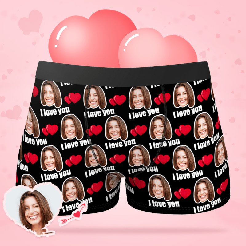 Custom Underwear Valentines Gift Birthday Gift – 6 Colors