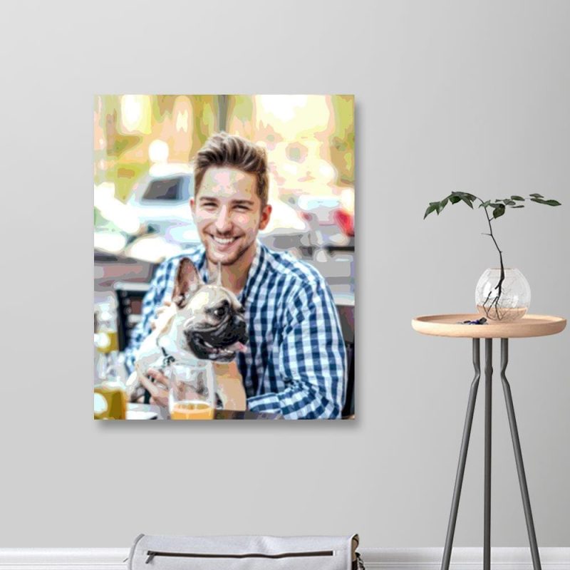 Custom Paint by Number Kits Pet Memorial Gifts – 24/36 Colors