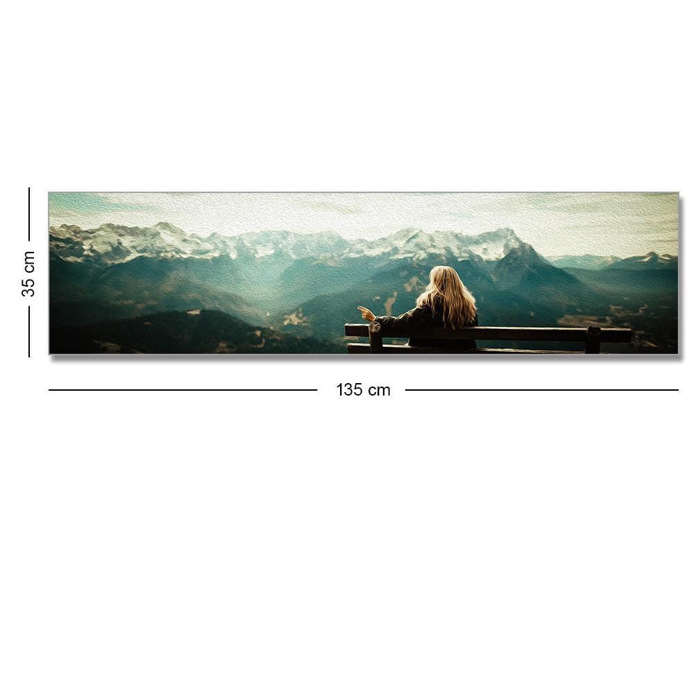 Large Custom Canvas Print Housewarming Gift for Women- 135*35cm - Image 2