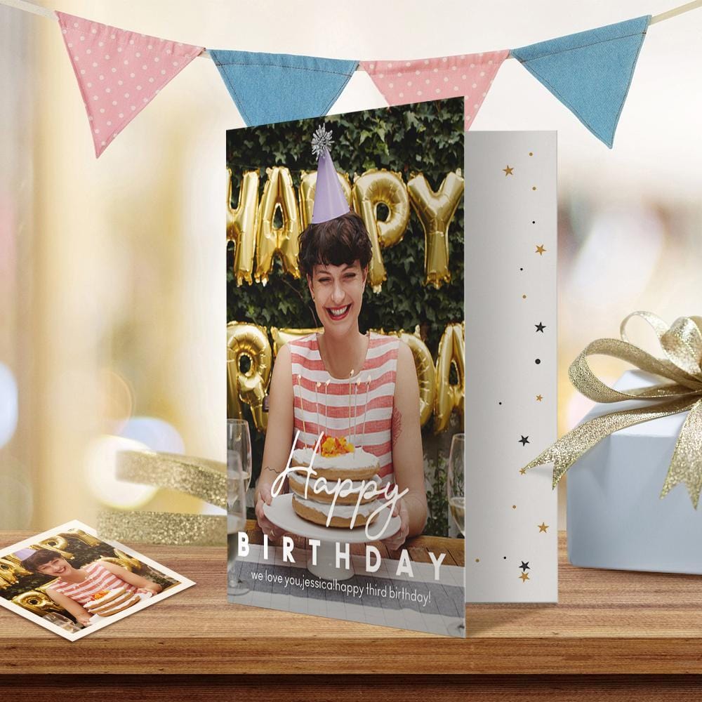 Personalized Birthday Greeting Card Happy Birthday Card to Kids And Adults - Image 2
