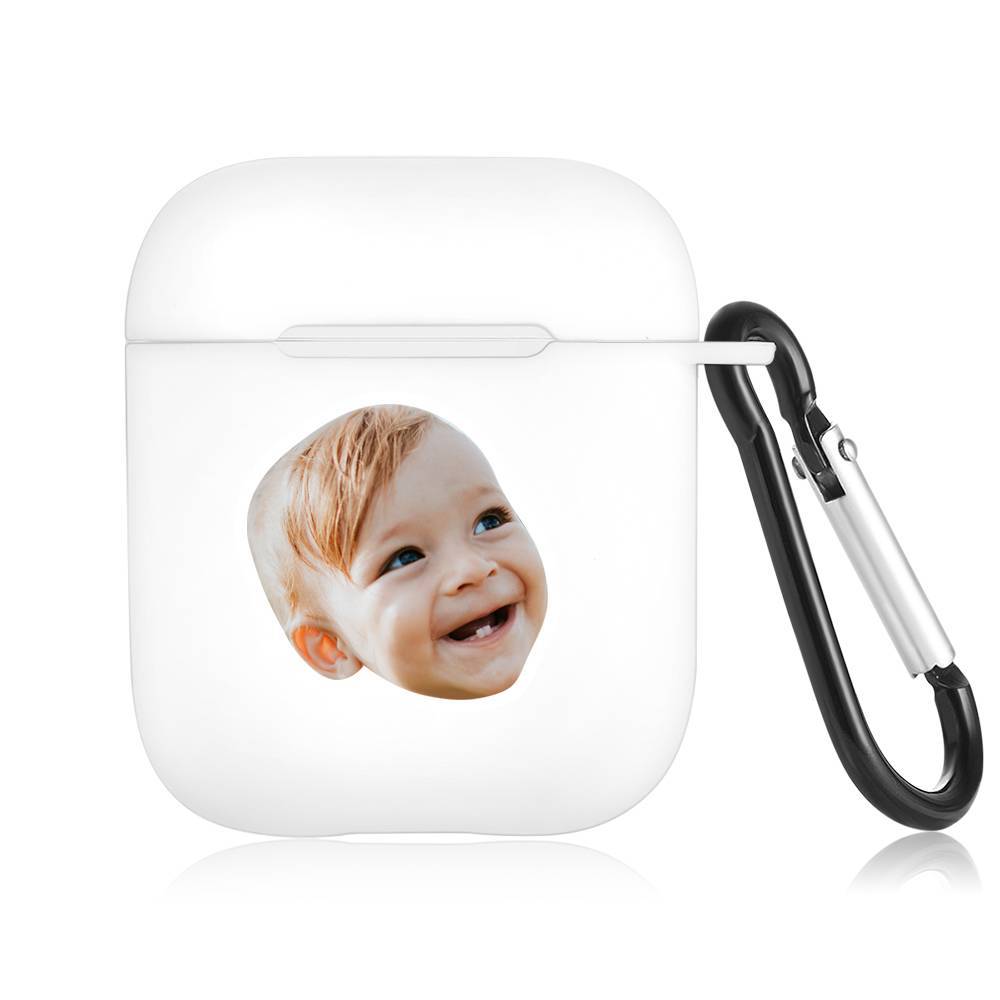 Custom Photo Earphone Case for AirPods Baby White, Earphone Cover Protective Cover - Avatar - Image 2