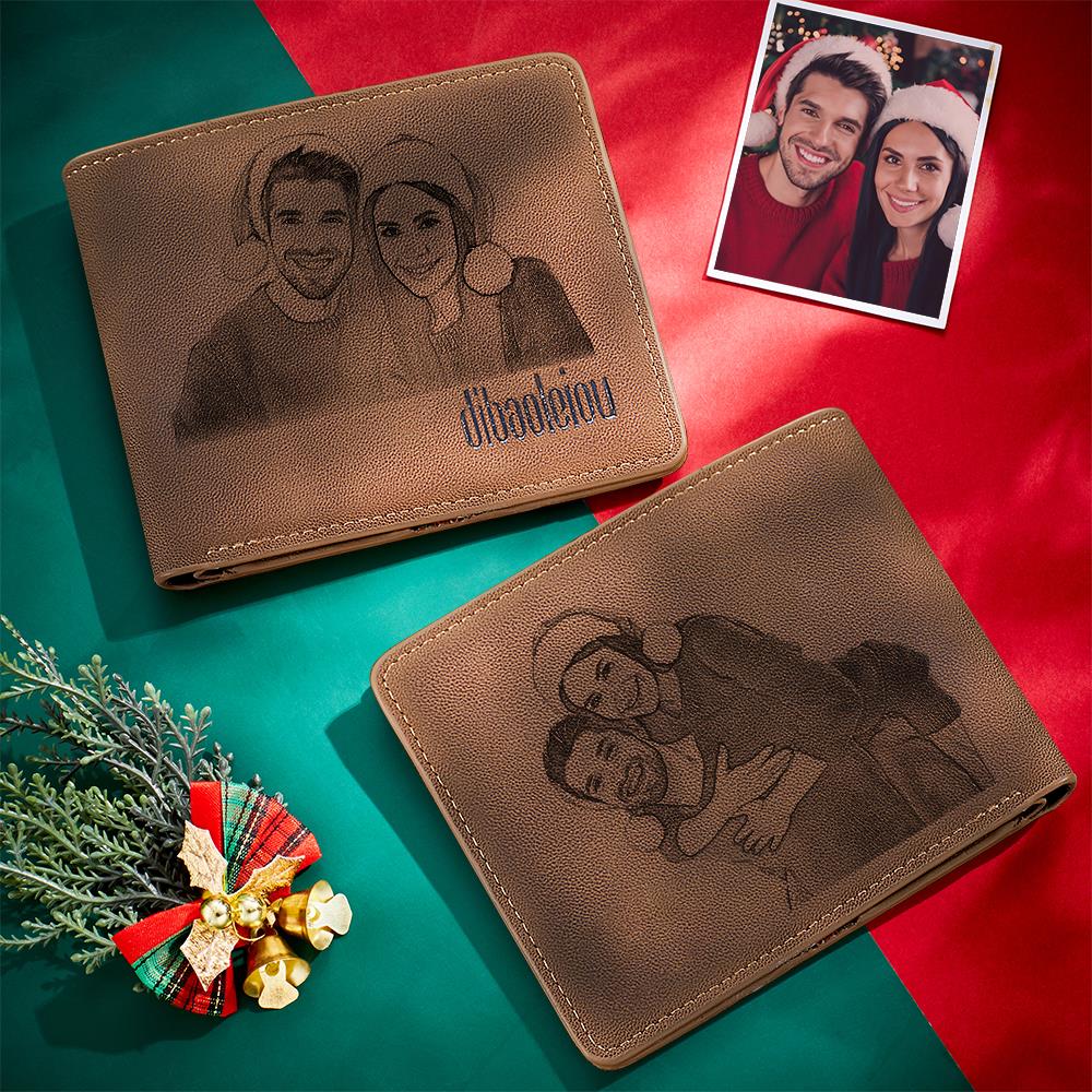 Custom Double-Sided Photo Wallet Personalised Gifts - Image 2