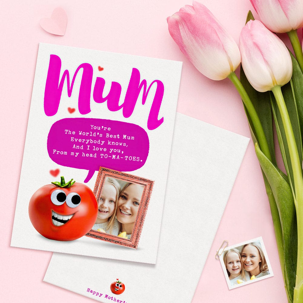 Personalized Cards For Mom with Photo Funny Pun Mother's Day Cards Gifts