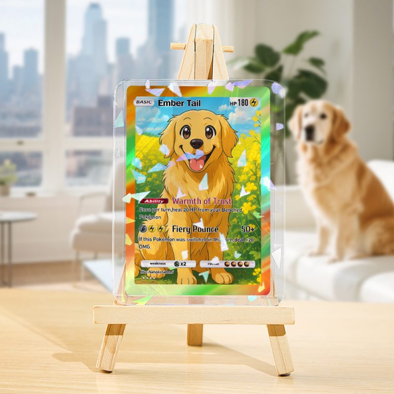 Custom Cute Pet Poke Card Custom Card Gift For Pet Lover Custom Dog Present