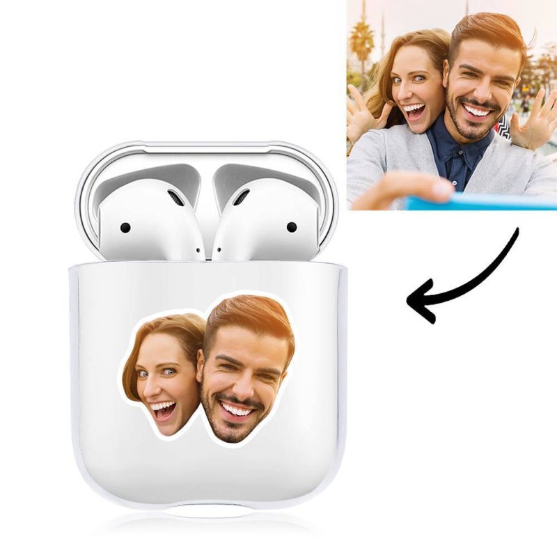 Custom Photo Earphone Case for AirPods Couple’s Gift Transparent – Avatar