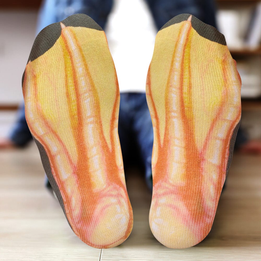 Funny 3D Print Animal Socks Feet Socks Funny Socks Gifts - Duck Claw - Image 2