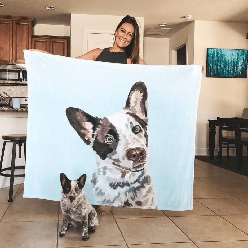 Personalized Blanket Pet Memorial Gifts