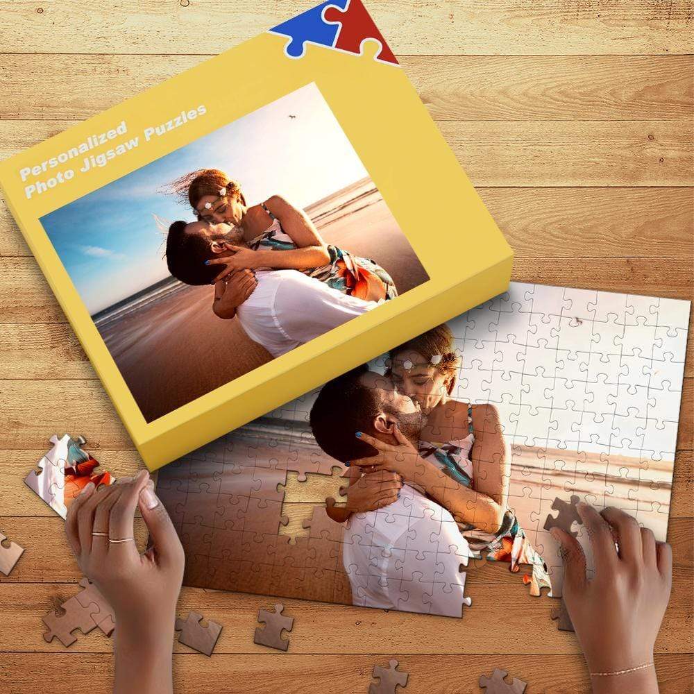 Custom Jigsaw Puzzle Anniversary Gift For Her (35-1000 Pieces)