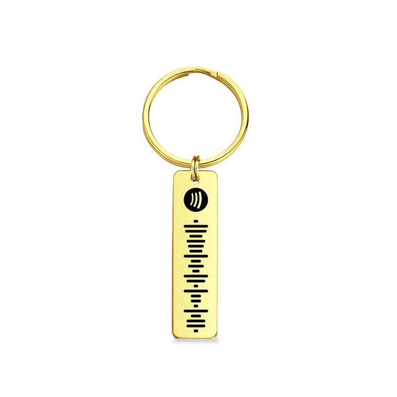 Custom Music Keychain Spotify Keychain Anniversary Gifts