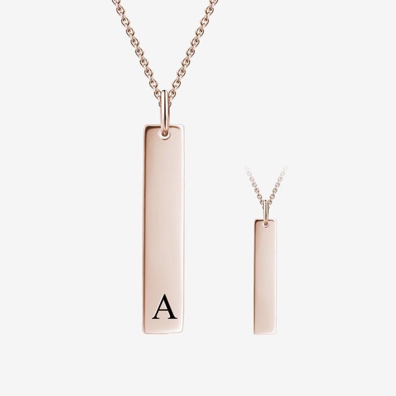 Sympathy Gift of Loss Of Mother Bar Necklace