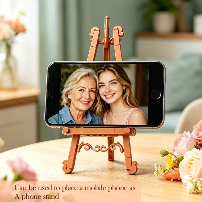 Custom Photo Building Block Display Stand With Decorative Flower Bricks Personalized Diy Couple Gift Handmade Keepsake 6