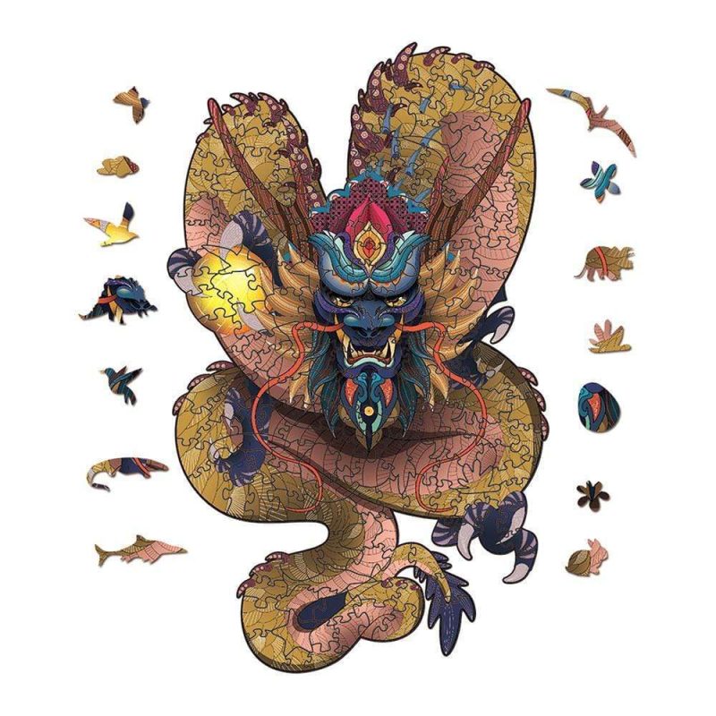 Dragon Puzzle Gifts Wooden Jigsaw Puzzles For Kids