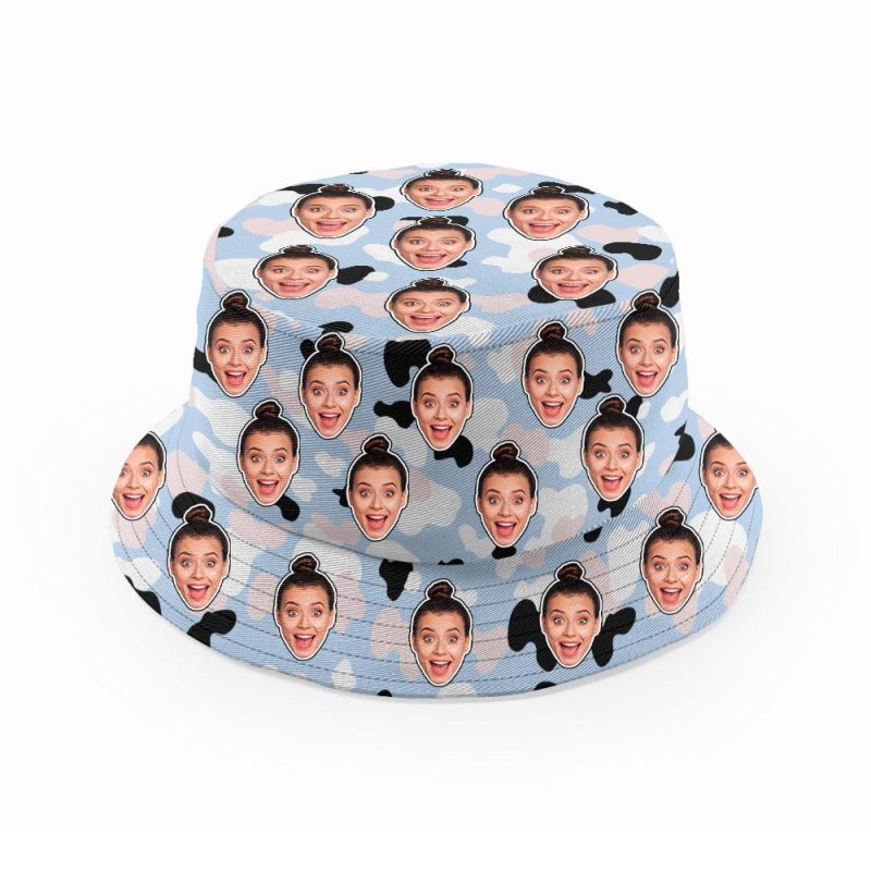 Bucket Hat Cow Print Custom Bucket Hat Gift For Boyfriend