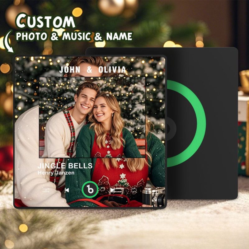 Custom Music, Photo & Text Fridge Magnet FridgeBeats Pro Supports Bluetooth Connectivity